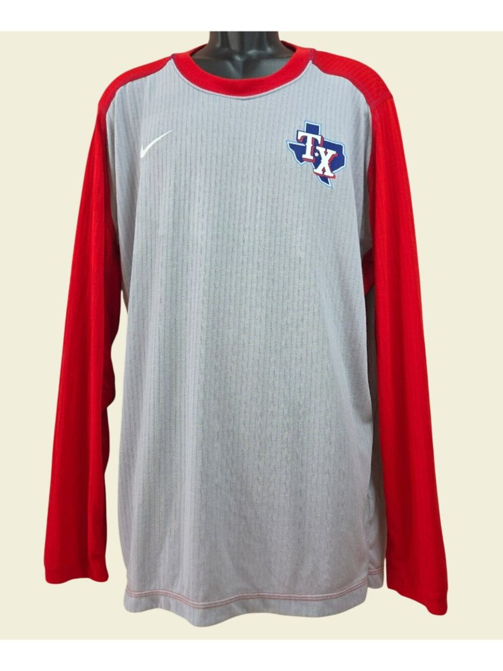 Nike Texas Rangers Mens Dri-Fit Long Sleeve Shirt 3XL